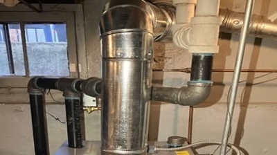 150,000 BTU per hour boiler in a home in Westfield Photo