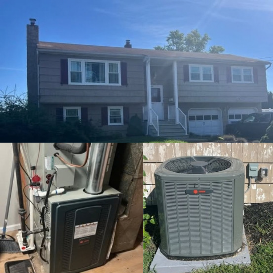80,000 BTU furnace and 3-ton AC installation in South Plainfield, NJ